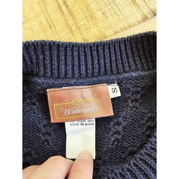 Worthington Vintage Rocking Horse Sweater Women’s Size S Made in USA - Picture 6 of 10